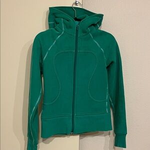 lululemon athletica Kelly Green Zip-Up Hoodie